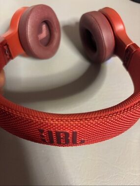 Wireless Over-Ear Headphones in Orange - Lightweight Comfort